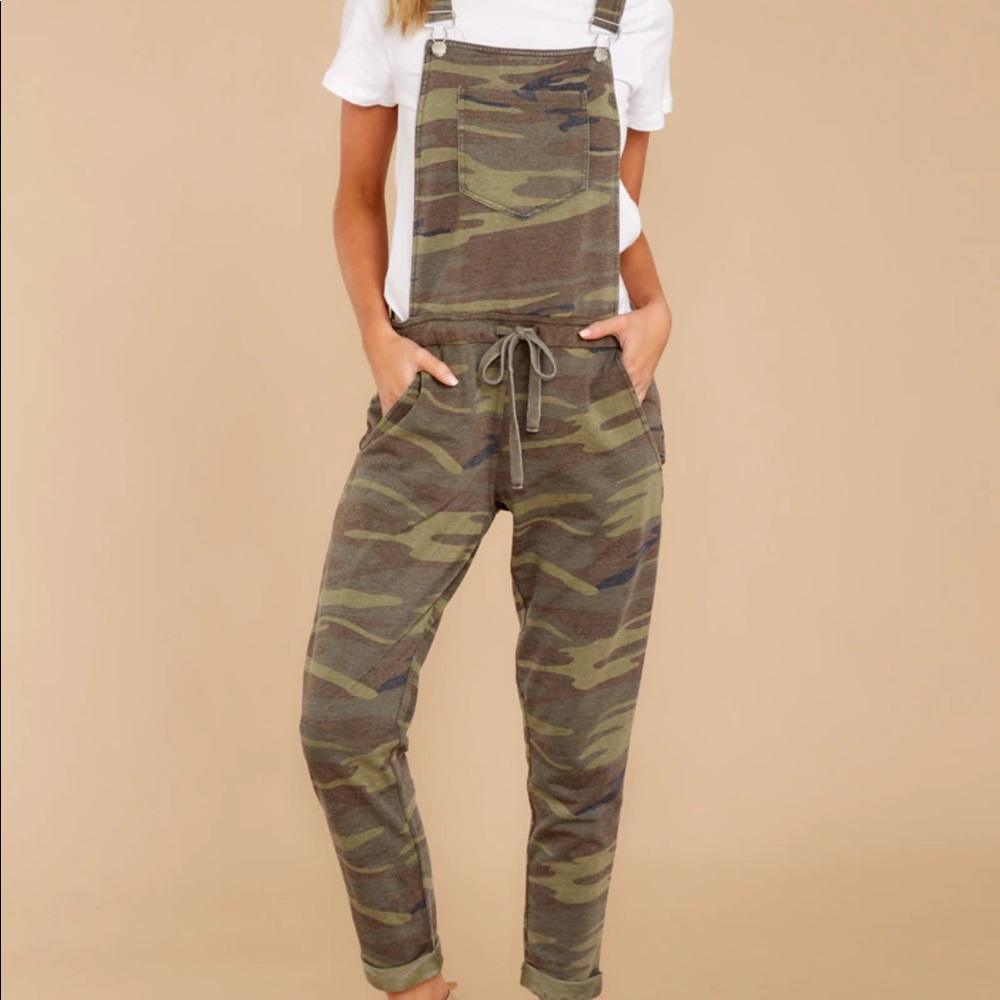Z Supply The Camo Overalls